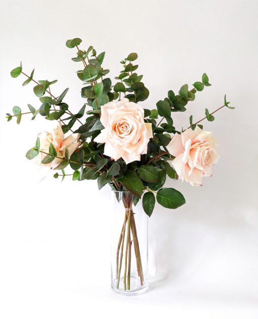 Secret_Blooms_Rosie_Bouquet_Artificial_Rose_Eucalyptus