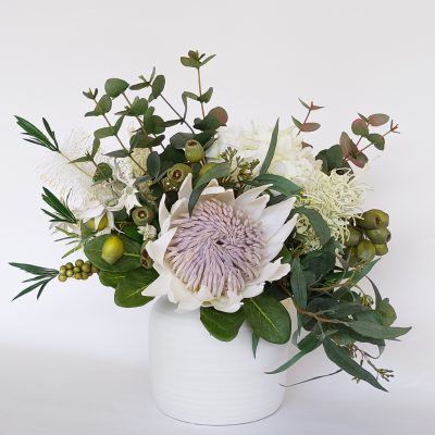 Artificial-cream-native-flower-arrangement
