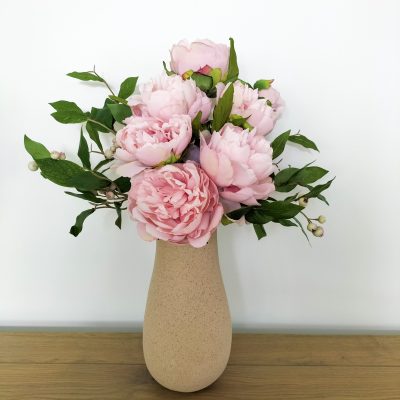 Pink-Peonies-Artificial-Vase