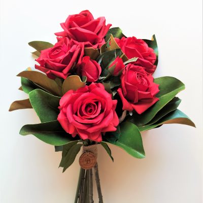 Luxury-real-touch-red-rose-bouquet