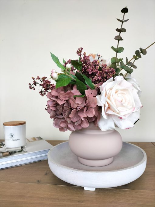 artificial-pink-flower-arrangement