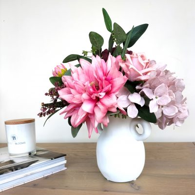 small-artificial-pink-arrangement