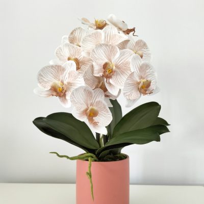 18" Oncidium orchid stem Silk flower floral arrangements 
