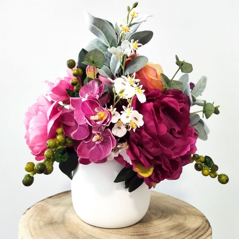 colouful-artificial-flower-arrangement