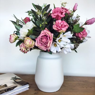 artificial-pink-mauve-flower-bouquet