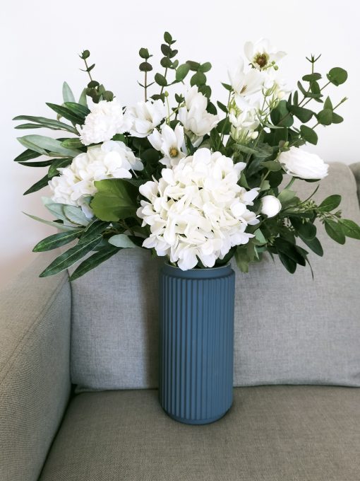 white-green-flower-bouquet-faux