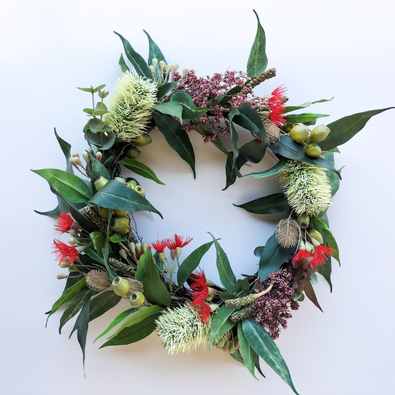 native-flower-sympathy-wreath