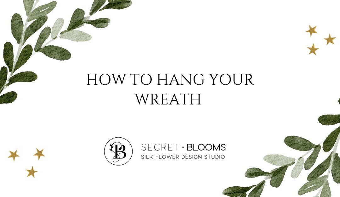 How to hang a wreath