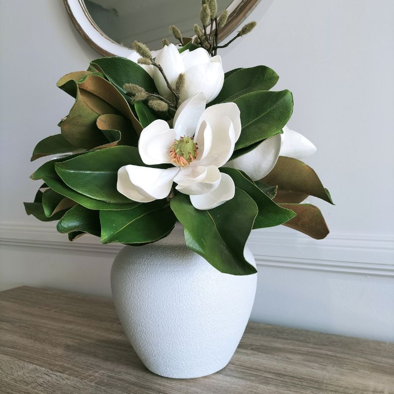 artificial-magnolia-flower-arrangement 