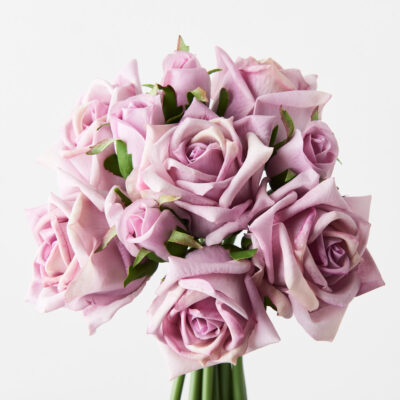 real-touch-rose-bouquet-lavender-purple