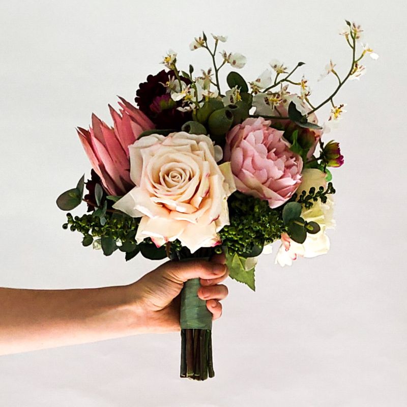 faux-flower-bride-bouquet