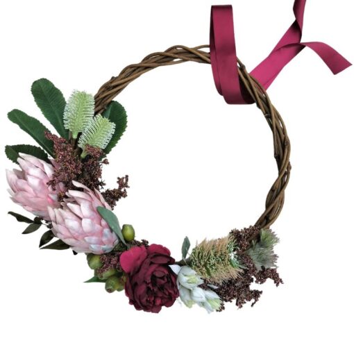 native-flower-christmas-wreath